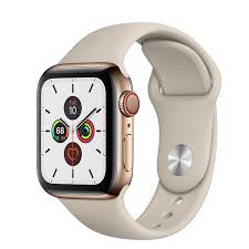 Apple Watch Series 5 Gps Cellular 44mm Gold Stainless Steel Case With Stone Sport Band S M M L Apple In 2020 Buy Apple Watch Apple Watch Apple Watch Series