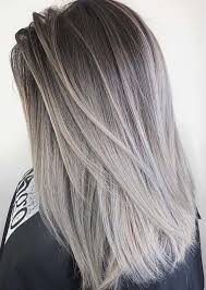 Silver Blonde Hair Sari Sac Renkleri Ombre Sac Rengi Golgeli Sac
