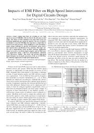 Ninjas in pyjamas have dropped to the lower bracket. Pdf Impacts Of Emi Filter On High Speed Interconnects For Digital Circuits Design