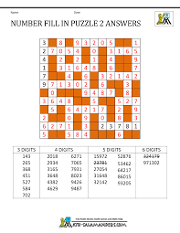 So, after getting a couple of requests for number puzzles, i. Number Fill In Puzzles