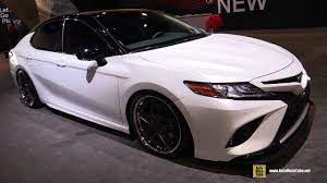 Even though toyota unveiled the camry trd back in november 2018, it's only now we're finding out how much it costs courtesy of order guides discovered by cars direct. 2018 Toyota Camry Xse Trd Edition Exterior Walkaround 2017 Sema Las Vegas Youtube