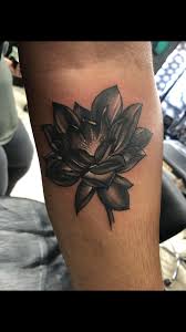 Lotus Flower Tattoo I Did What Do You Think Was Done On Dark Skin Dark Skin Tattoo Black Flowers Tattoo Flower Cover Up Tattoos