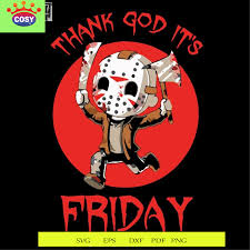 ⭐ cricut easypress, silhouette cutting machine ⭐ print & cut clipart image, craft printer, scrapbook, etc. Jason Voorhees Svg Thank God It S Friday Svg Horror Movie Characters Svg Halloween Svg Cricut Clipart Silhouette 94060276 Cosysvg Com