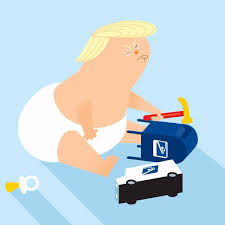Theispot Com Michael Dimilo Illustrates Trump S War On The Usps