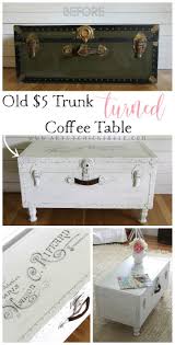 5 Old Trunk Coffee Table A Thrifty Makeover Artsy Chicks Rule Furniture Makeover Diy Furniture Makeover Furniture Projects