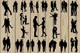 Download Couple Silhouette Graphic By Cosmosfineart Creative Fabrica Yellowimages Mockups
