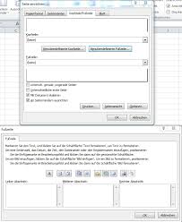 Die tabelle enthält einige formatierungen, die fettschrift der. Durchgangige Linie In Excel Kopfzeile