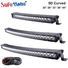 5d 90w 120w 150w 180w 210w Curved Led Light Bar Single Row For Off Road 4x4 Trucks Boat Mine 20 26 38 43 Driving Lights Rowing Row Barrowing Boats Aliexpress