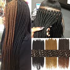 3 ways to braid extensions wikihow. 26inch Synthetic Braiding Hair Crochet Braids Hair Box Braids Hair Extensions Us Ebay