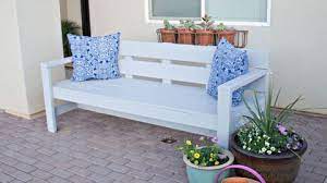Start from the porch and make a cool front porch bench with or without storage, a small or a big one, metal or wooden. 22 Diy Garden Bench Ideas Free Plans For Outdoor Benches