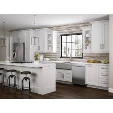 Home Decorators Collection Newport Assembled 30 X 18 X 24 In Plywood Shaker Deep Wall Kitchen Cabinet Soft Close In Painted Pacific White W302418 Npw The Home Depot