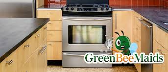 Fill your sink (or you bathtub depending on the size of your racks) with warm water and a little dishwasher detergent. How To Clean A Self Cleaning Oven Welcome To Green Bee Maid Service