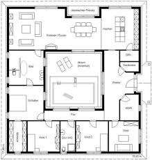 Atrium Bungalow Eg Haus Grundriss Grundriss Bungalow Haus Bungalow