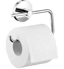 A toilet paper holder includes several parts: Hansgrohe Accessories Logis Toilet Paper Holder Art No 40526000 Hansgrohe Usa
