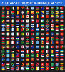 All Flags Of The World In Alphabetical Order Round Flat Style Royalty Free Cliparts Vectors And Stock Illustration Image 102776580