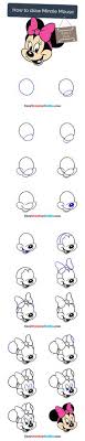 How To Draw Minnie Mouse In A Few Easy Steps Easy Drawing Guides Disney Drawing Tutorial Drawing Tutorials For Kids Drawing Tutorials For Beginners