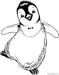 Toddler gloria happy feet coloring pages to color, print and download for free along with bunch of favorite happy feet coloring page for kids. Happy Feet Coloring Pages Coloringall