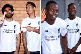 Liverpool jersey 2018 2019 away m shirt mens football trikot new balance. Liverpool Fc Unveil New White And Navy Away Kit For Season 2019 20 Liverpool Fc This Is Anfield