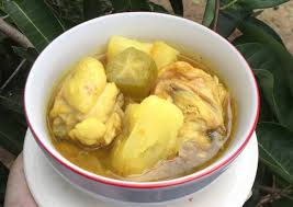Lempah kuning adalah sup ikan dengan buah nanas khas bangka. Resep Lempah Kuning Ayam Ubi Oleh Iti Resti Nsh Cookpad