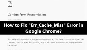 May check your your username is a unique name for your yandex account that you need to enter each time you log in. How To Fix Err Cache Miss Error In Google Chrome 7 Solutions