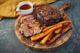 This Roast Beef Recipe Sees The Joint Marinated In Black Garlic Paste Chipotle Chilli Flakes And Smoked Pa Roast Beef Recipes Beef Recipes Beef Roasting Joint