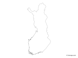 Map of finland, satellite view. Outline Map Of Finland Free Vector Maps