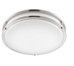 Sleek, slim and modern design that is only 1.25 inches thick; Altair Lighting Led 14 Inch Flush Mount Decorative Light Fixture 21w 120w Equivalent 3000k Brushed Nickel Finish Al 3151 By Altair Lighting Amazon Ae