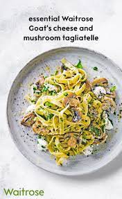 Ready In Less Than 30 Minutes Our Mushroom Tagliatelle Is A Quick Dish Add A Handful Of Crumbled Goats Chee Healthy Eating Recipes Pasta Dishes Waitrose Food