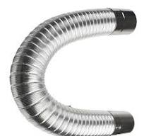Smoke Exhaust Pipe Stove Pipe Stretching Elbow Chimney Multi Flue Stainless Steel Sturdy Telescopic Chimney Pipes