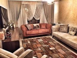 kiremit rengi salon dekorasyonu