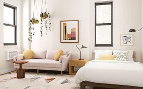 Not just any sofa, a sectional sofa. I Found Two Great Studio Apartment Layouts Architectural Digest
