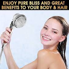 Guzzell Filter Shower Head with Stainless Hose and Enhanced Bracket