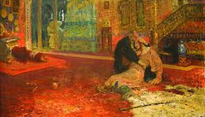 Ivan Groznyj I Syn Ego Ivan Repin I E Osnovnaya Ekspoziciya Vohm Im Kramskogo Vohm Im I N Kramskogo Artefact