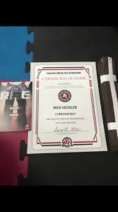 I'm now a Brown belt in Taekwondo…but pressing forward… Gary Soileau's...