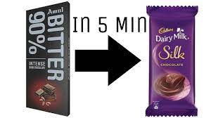 How To Turn Bitter Chocolate Sweet Youtube