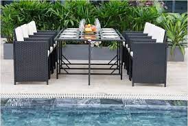 ensemble repas de jardin encastrable lipsi 8 personnes cdiscount decouvrir ici cdiscoun plateau en verre table et chaises de jardin table en verre