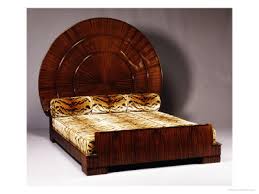 Art deco brass bed having ornate decoration on the headboard and footboard circa 1930. Art Deco Bedroom Furniture To Inspire You