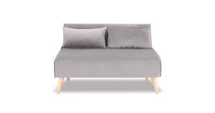 Especially for homes big on cosy but small on space. Dick Smith Sarantino 2 Seater Adjustable Sofa Bed Lounge Faux Velvet Light Grey Home Garden Furniture Sofa Beds