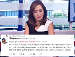 Karen lynn davila is an attorney in west palm beach, fl. Thinking Pinoy Expose Karen Davila S Principle Vs Money On Gretchen Fullido Issue Philnews Xyz