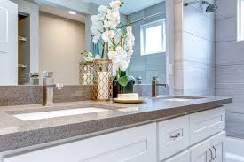 Over 100 colour options in granite, marble & sparkle finishes Most Popular Bathroom Vanity Countertops In 2020