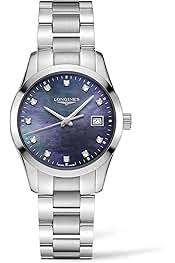 Longines orologio donna Conquest Classic 34mm madreperla nera acciaio  quarzo L2.386.4.88.6 : Amazon.ca: Clothing, Shoes & Accessories
