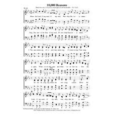 10 000 Reasons Pdf Song Sheet