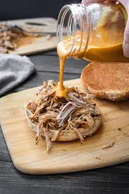 To this, add your chili powder, cumin, and paprika. Healthy Pulled Pork With Mustard Bbq Sauce Instant Pot Slow Cooker The Foodie And The Fix