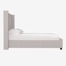 Choose from contactless same day delivery, drive up and more. Dg Casa Savoy Tufted Beige Linen Wingback Storage Bed