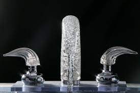 A rainbow of colors are available in these hand blown masterpieces. Glass Faucets Accessories Magma Build Studios