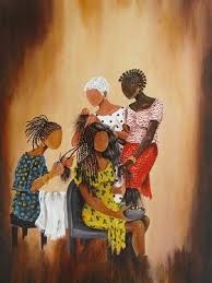 Black Beauty Salon Art African American Hair Salon Posters Black Art Salon Art African American Art