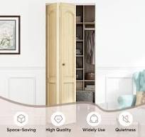 Amazon.com: JUBEST Herrajes de puerta plegable de 36 pulgadas, kit de  herrajes de puerta plegables, montaje superior, herrajes para puerta  interior, ...