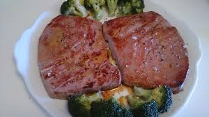 1 rama de perejil (opcional). Facil Y Sano Atun Rojo A La Plancha Con Brocoli En Vinagreta Atun Rojo Atun A La Plancha Lomo De Atun