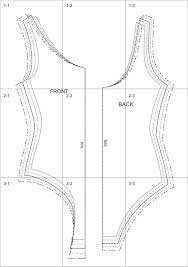 Pdf Sewing Pattern One Piece Swimsuit For Women Digital Pdf Etsy Swimwear Pattern Pdf Sewing Patterns Sewing Patterns