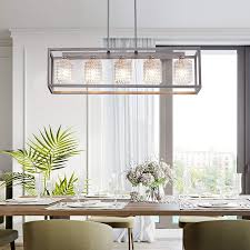 Mercer41 Cleo 5 Light Rectangle Chandelier Reviews Wayfair